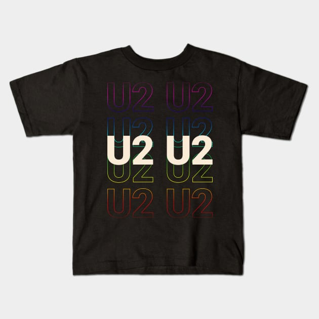 U2 - Kinetic Style Kids T-Shirt by car lovers in usa